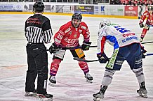 Herren, Eishockey, Oberliga-Süd, Saison 2021-2022, Playoffs, Spiel 3, Deggendorfer SC - EC Hannover Indians,  24.03.2022