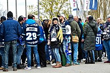 Eishockey, Herren, DEL, Saison 2021-2022, Playoff, Viertelfinale, Spiel 1, Straubing Tigers - Adler Mannheim, 10.04.2022