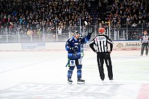 Eishockey, Herren, DEL, Saison 2021-2022, Playoff, Viertelfinale, Spiel 3, Straubing Tigers - Adler Mannheim, 14.04.2022