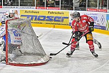 Herren, Eishockey, Oberliga-Süd, Saison 2021-2022, Playoffs, Spiel 2, Deggendorfer SC - EC Hannover Indians,  19.03.2022