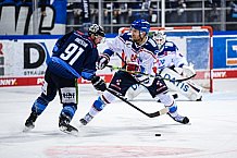 Eishockey, Herren, DEL, Saison 2021-2022, Playoff, Viertelfinale, Spiel 3, Straubing Tigers - Adler Mannheim, 14.04.2022