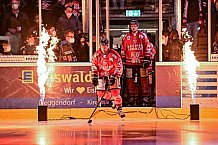 Herren, Eishockey, Oberliga-Süd, Saison 2021-2022, Playoffs, Spiel 3, Deggendorfer SC - EC Hannover Indians,  24.03.2022
