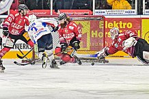 Herren, Eishockey, Oberliga-Süd, Saison 2021-2022, Playoffs, Spiel 2, Deggendorfer SC - EC Hannover Indians,  19.03.2022