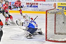 Herren, Eishockey, Oberliga-Süd, Saison 2021-2022, Playoffs, Spiel 2, Deggendorfer SC - EC Hannover Indians,  19.03.2022