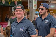 Eishockey, Herren, DEL, Penny DEL, Saison 2023-2024, Straubing Tigers, Mannschaftsvorstellung im Weckmannszelt,12.08.2023