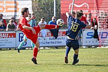 Fußball, Bayernliga Süd , Saison 2021-2022, Spvgg Hankofen-Hailing - TSV 1860 München II, 30. Spieltag, 25.03.2022