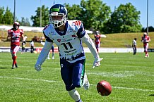 American Football, Herren, Shark Water GFL, Saison 2022, Straubing Spiders -  Mecenaries Marburg, 02.07.2022