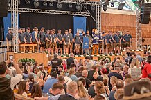 Eishockey, Herren, DEL, Penny DEL, Saison 2023-2024, Straubing Tigers, Mannschaftsvorstellung im Weckmannszelt,12.08.2023