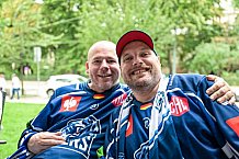 Eishockey, CHL, Champions Hockey League, 1. Spieltag, Saison 2022-2023, Gruppe F, Comarch Cracovia - Straubing Tigers, 02.09.2022
