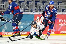 Eishockey, Herren, DEL, Saison 2020-2021, Playoff Viertelfinale Spiel 3, Adler Mannheim - Straubing Tigers, 24.04.2021
