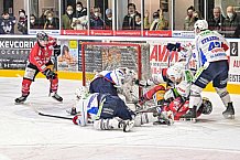 Herren, Eishockey, Oberliga-Süd, Saison 2021-2022, Playoffs, Spiel 2, Deggendorfer SC - EC Hannover Indians,  19.03.2022