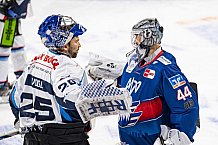 Eishockey, Herren, DEL, Saison 2020-2021, Playoff Viertelfinale Spiel 3, Adler Mannheim - Straubing Tigers, 24.04.2021