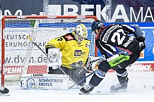 Eishockey, Herren, DEL, Saison 2020-2021, Straubing Tigers - Krefeld Pinguine, 07.04.2021