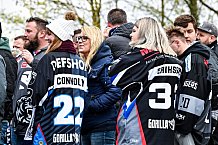 Eishockey, Herren, DEL, Saison 2021-2022, Playoff, Viertelfinale, Spiel 1, Straubing Tigers - Adler Mannheim, 10.04.2022