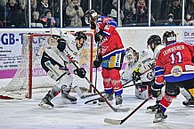 Herren, Eishockey, Oberliga-Süd, Saison 2022-2023, DEB, Deggendorfer SC - EHF Passau Black Hawks, 30. Spieltag,  28.12.2022