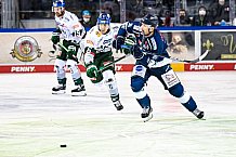 Eishockey, Herren, DEL, Saison 2021-2022, 25. Spieltag, Straubing Tigers - Augsburger Panther,  20.02.2022