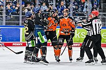 Eishockey, Herren, Penny DEL, 52. Spieltag, Saison 2023-2024, Straubing Tigers - Grizzlys Wolfsburg,08.03.2024