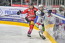 Herren, Eishockey, Oberliga-Süd, Saison 2021-2022, Playoffs, Spiel 3, Deggendorfer SC - EC Hannover Indians,  24.03.2022
