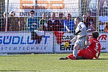 Fußball, Bayernliga Süd , Saison 2021-2022, Spvgg Hankofen-Hailing - TSV 1860 München II, 30. Spieltag, 25.03.2022