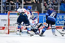 Eishockey, Herren, DEL, Saison 2021-2022, Playoff, Viertelfinale, Spiel 1, Straubing Tigers - Adler Mannheim, 10.04.2022