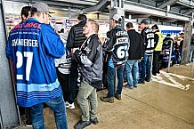 Eishockey, Herren, DEL, Saison 2021-2022, Playoff, Viertelfinale, Spiel 3, Straubing Tigers - Adler Mannheim, 14.04.2022