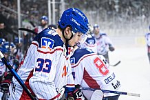 Eishockey, Herren, DEL, Saison 2021-2022, Playoff, Viertelfinale, Spiel 3, Straubing Tigers - Adler Mannheim, 14.04.2022
