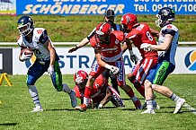 American Football, Herren, Shark Water GFL, Saison 2022, Straubing Spiders -  Mecenaries Marburg, 02.07.2022