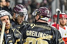 Herren, Eishockey, Oberliga-Süd, Saison 2022-2023, DEB, Deggendorfer SC - EV Herne Miners, Playoff, Viertelfinale, Spiel 4, 04.04.2023