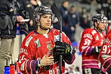 Herren, Eishockey, Oberliga-Süd, Saison 2021-2022, Playoffs, Spiel 2, Deggendorfer SC - EC Hannover Indians,  19.03.2022