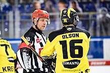 Eishockey, Herren, DEL, Saison 2020-2021, Straubing Tigers - Krefeld Pinguine, 07.04.2021