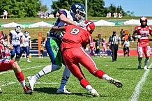 American Football, Herren, Shark Water GFL, Saison 2022, Straubing Spiders -  Mecenaries Marburg, 02.07.2022