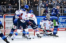 Eishockey, Herren, DEL, Saison 2021-2022, Playoff, Viertelfinale, Spiel 1, Straubing Tigers - Adler Mannheim, 10.04.2022