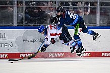 Eishockey, Herren, DEL, Saison 2021-2022, Playoff, Viertelfinale, Spiel 3, Straubing Tigers - Adler Mannheim, 14.04.2022