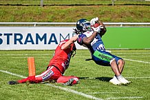 American Football, Herren, Shark Water GFL, Saison 2022, Straubing Spiders -  Mecenaries Marburg, 02.07.2022