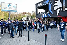 Eishockey, Herren, DEL, Saison 2021-2022, Playoff, Viertelfinale, Spiel 3, Straubing Tigers - Adler Mannheim, 14.04.2022