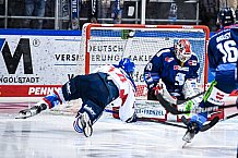 Eishockey, Herren, DEL, Saison 2021-2022, Playoff, Viertelfinale, Spiel 1, Straubing Tigers - Adler Mannheim, 10.04.2022