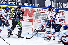 Eishockey, Herren, DEL, Saison 2020-2021, Playoff Viertelfinale Spiel 2, Straubing Tigers - Adler Mannheim, 22.04.2021