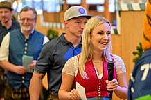 Eishockey, Herren, DEL, Saison 2023-2023, Straubing Tigers, Teampräsentation, Weckmannszelt, Gäubodenvolksfest, 12.08.2022