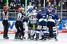 Eishockey, Herren, DEL, Saison 2021-2022, 55. Spieltag, Straubing Tigers - Augsburger Panther,  13.03.2022