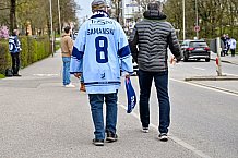 Eishockey, Herren, Penny DEL, Playoffs, Viertelfinale, Spiel 5, Saison 2023-2024, Straubing Tigers - Schwenninger Wild Wings,26.03.2024
