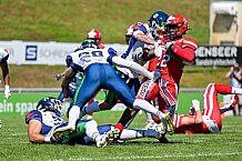 American Football, Herren, Shark Water GFL, Saison 2022, Straubing Spiders -  Mecenaries Marburg, 02.07.2022