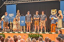 Eishockey, Herren, DEL, Penny DEL, Saison 2023-2024, Straubing Tigers, Mannschaftsvorstellung im Weckmannszelt,12.08.2023