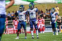 American Football, Herren, Shark Water GFL, Saison 2022, Straubing Spiders -  Mecenaries Marburg, 02.07.2022