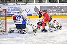 Herren, Eishockey, Oberliga-Süd, Saison 2021-2022, Playoffs, Spiel 2, Deggendorfer SC - EC Hannover Indians,  20.03.2022