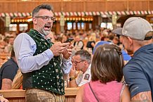 Eishockey, Herren, DEL, Penny DEL, Saison 2023-2024, Straubing Tigers, Mannschaftsvorstellung im Weckmannszelt,12.08.2023