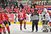 Herren, Eishockey, Oberliga-Süd, Saison 2021-2022, Playoffs, Spiel 2, Deggendorfer SC - EC Hannover Indians,  19.03.2022