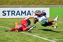 American Football, Herren, Shark Water GFL, Saison 2022, Straubing Spiders -  Mecenaries Marburg, 02.07.2022