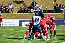 American Football, Herren, Shark Water GFL, Saison 2022, Straubing Spiders -  Mecenaries Marburg, 02.07.2022