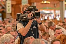 Eishockey, Herren, DEL, Penny DEL, Saison 2023-2024, Straubing Tigers, Mannschaftsvorstellung im Weckmannszelt,12.08.2023