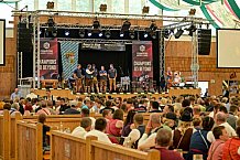 Eishockey, Herren, DEL, Saison 2023-2023, Straubing Tigers, Teampräsentation, Weckmannszelt, Gäubodenvolksfest, 12.08.2022